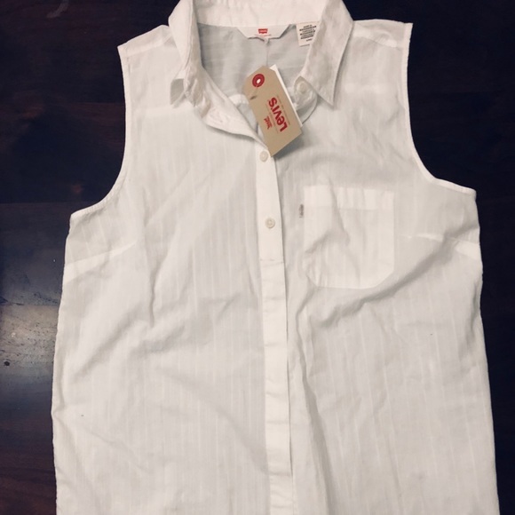 levi's sleeveless shirt